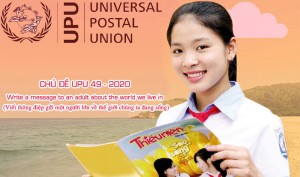 Chủ đề upu 49 năm 2020: Write a message to an adult about the world we live in