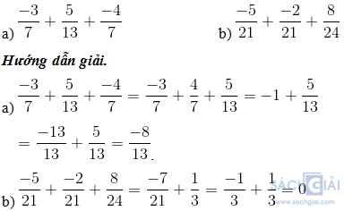 Giải bài tập trang 29, 30, 31 SGK Toán lớp 6 tập 2