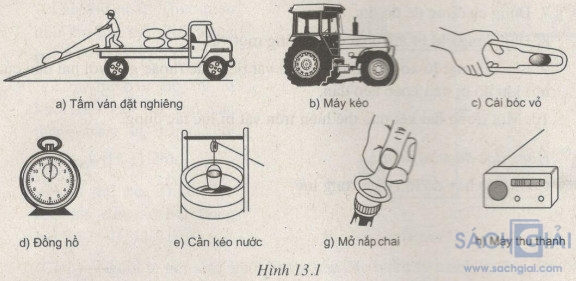 Giải bài tập SBT Vật lý lớp 6 bài 13: Máy cơ đơn giản