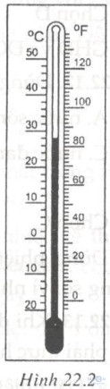 Giải bài tập SBT Vật lý lớp 6 bài 22: Nhiệt kế. Thang đo nhiệt độ