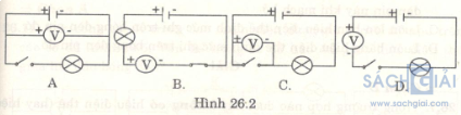 Giải bài tập SBT Vật lý lớp 7 bài 26: Hiệu điện thế giữa hai đầu dụng cụ điện