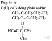 Giải bài tập trang 147 SGK Hóa học lớp 11: Luyện tập Ankin