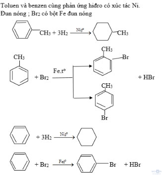 Giải bài tập Hóa học 11: Benzen và đồng đẳng