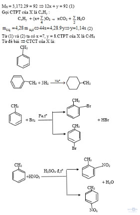 Giải bài tập Hóa học 11: Benzen và đồng đẳng