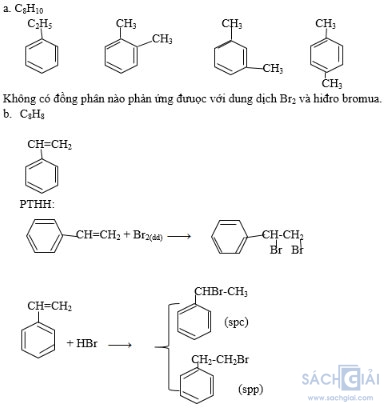 Luyện tập Hiđrocacbon thơm