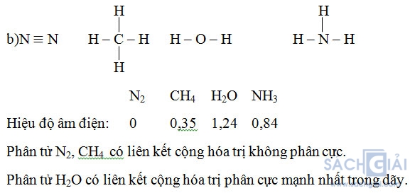 Giải bài tập môn Hóa học lớp 10