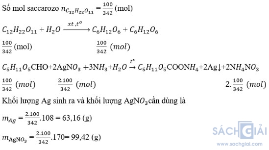 Saccarozơ, tinh bột và xenluloz