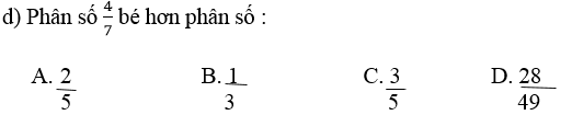 Đề kiểm tra Toán 4 | Đề thi Toán 4