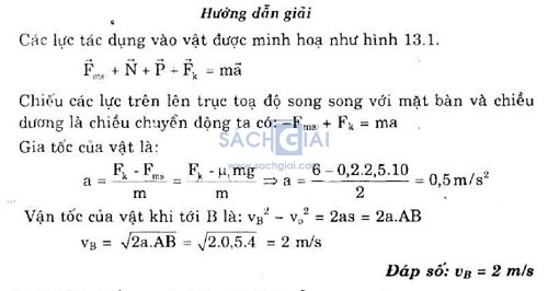 giai bai tap vat ly 10 bai 13 cau b3.2