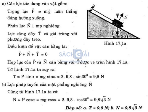 giai bai tap vat ly 10 bai 17 cau b1.2