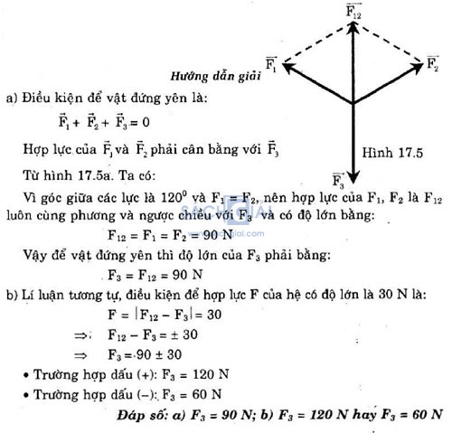 giai bai tap vat ly 10 bai 17 cau b5