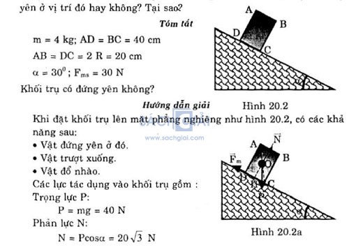 giai bai tap vat ly 10 bai 20 cau b1