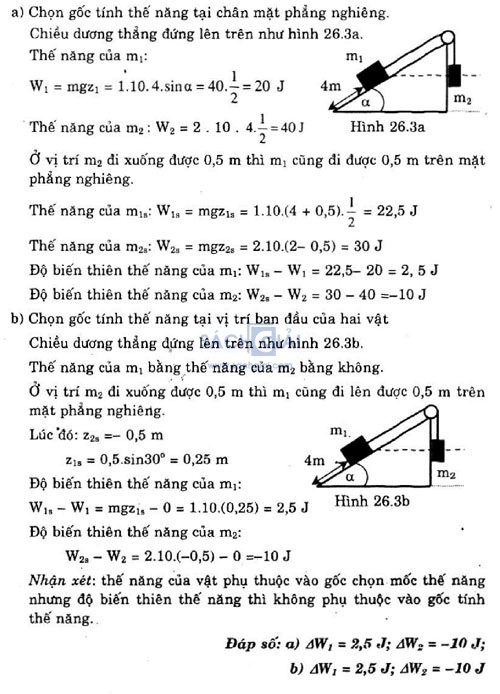 giai bai tap vat ly 10 bai 26 cau c8.2