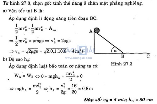 giai bai tap vat ly 10 bai 27 cau c4