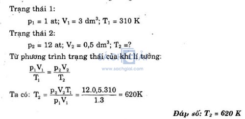 giai bai tap vat ly 10 bai 31 cau C4