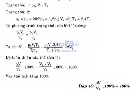 giai bai tap vat ly 10 bai 31 cau C7