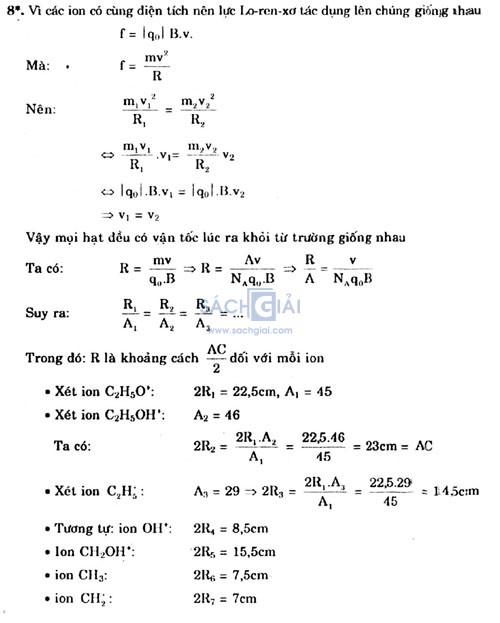 Giai vat ly lop 11 bai 22 cau 8