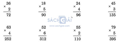 giai VBt toan lop 3 bai 20 cau1