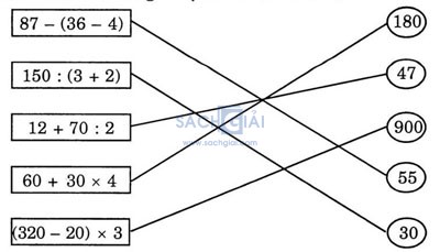 giai VBt toan lop 3 bai 81 cau 3