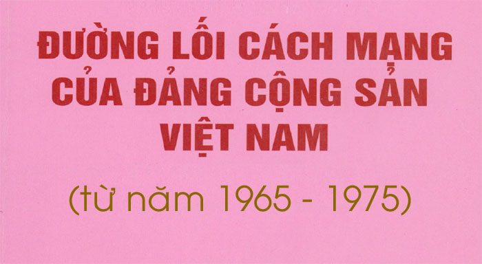 Đường lối của Đảng ta từ năm 1965 đến 1975