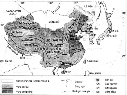 luoc do tu nhien khu vuc dong a