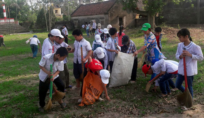 Một buổi lao động của Hà Anh