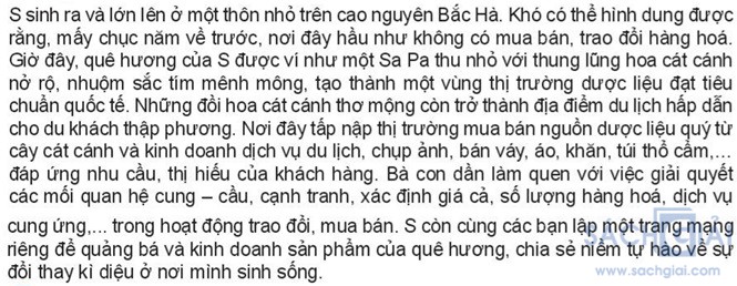 Giải Kinh tế và pháp luật lớp 10, bài 3: Thị trường