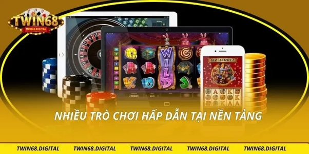 Casino Twin68 khẳng định sức hút với hệ thống trò chơi đa dạng và trải nghiệm đẳng cấp